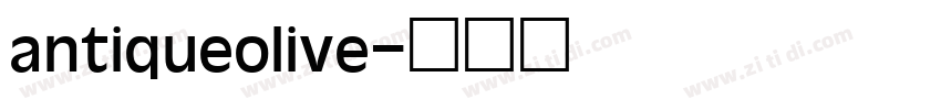 antiqueolive字体转换
