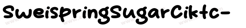 SweispringSugarCiktc字体转换