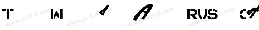 TheWildeastRUSbyCop字体转换