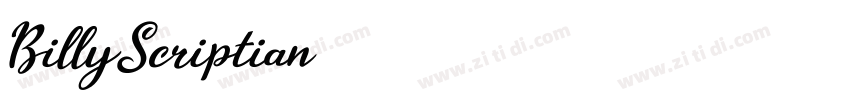 BillyScriptian字体转换