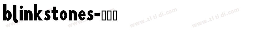 blinkstones字体转换
