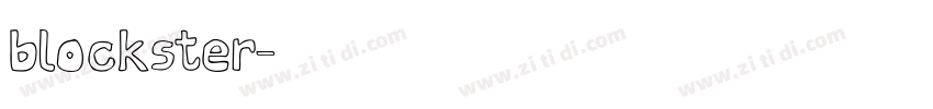 blockster字体转换