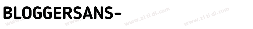 BLOGGERSANS字体转换
