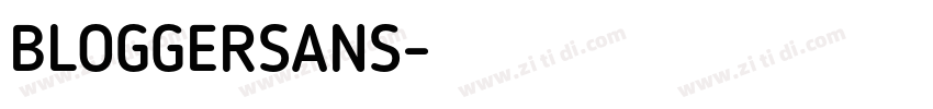 BLOGGERSANS字体转换