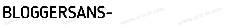 BLOGGERSANS字体转换