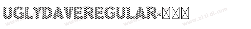 UglyDaveRegular字体转换