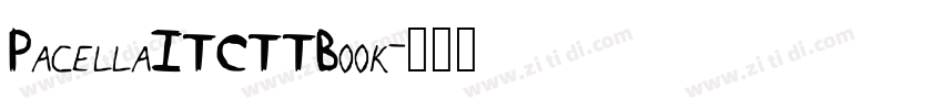 PacellaITCTTBook字体转换