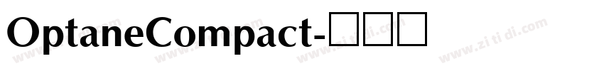 OptaneCompact字体转换