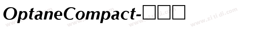 OptaneCompact字体转换