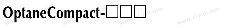 OptaneCompact字体转换