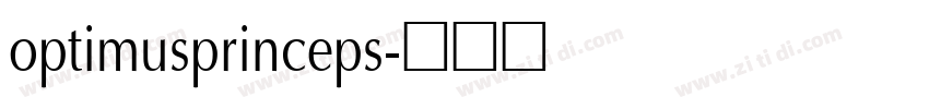 optimusprinceps字体转换
