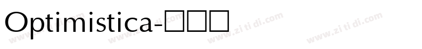 Optimistica字体转换
