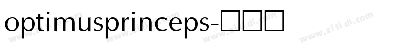optimusprinceps字体转换
