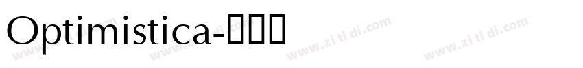 Optimistica字体转换