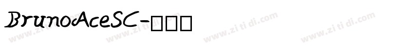 BrunoAceSC字体转换