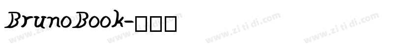 BrunoBook字体转换