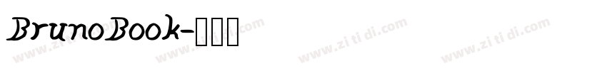 BrunoBook字体转换