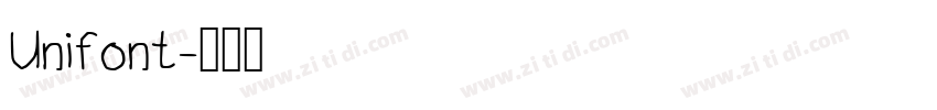 Unifont字体转换