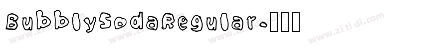 BubblySodaRegular字体转换