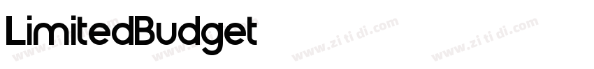LimitedBudget字体转换