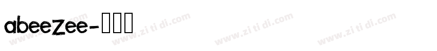 abeezee字体转换