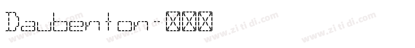 Daubenton字体转换