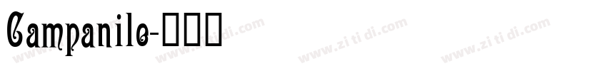 Campanile字体转换