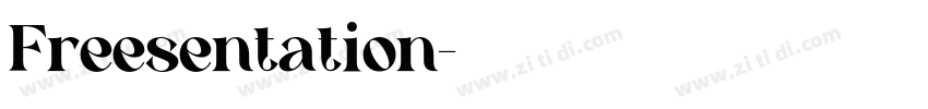 Freesentation字体转换 Freesentation字体转换