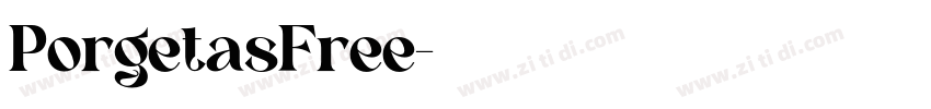 PorgetasFree字体转换