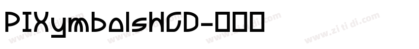 PIXymbolsHGD字体转换