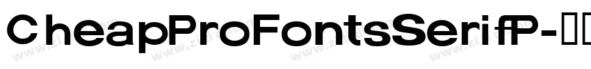CheapProFontsSerifP字体转换
