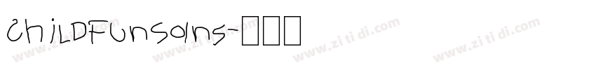 childFunSans字体转换