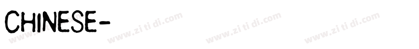 CHINESE字体转换