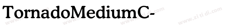 TornadoMediumC字体转换