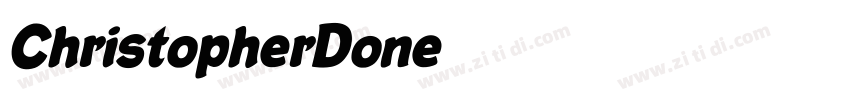 ChristopherDone字体转换