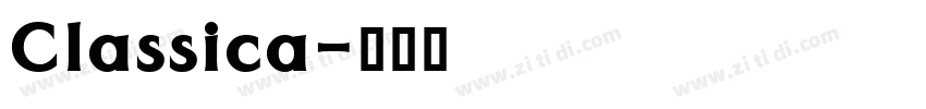Classica字体转换