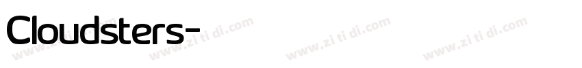 Cloudsters字体转换