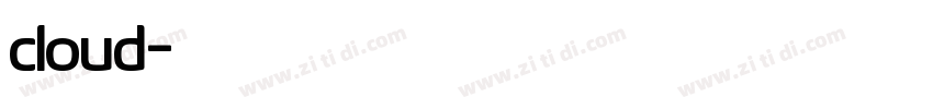 cloud字体转换