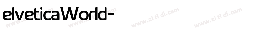 elveticaWorld字体转换