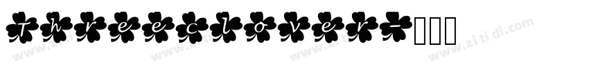 ThreeClover字体转换