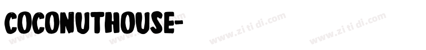 CoconutHouse字体转换