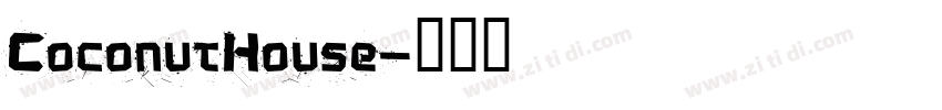 CoconutHouse字体转换