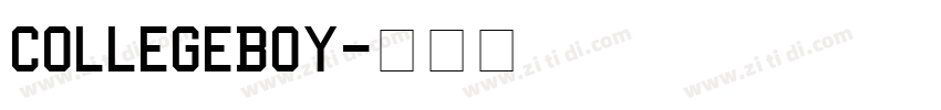 CollegeBoy字体转换