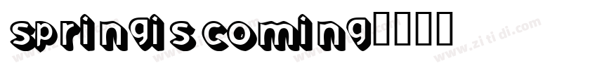 SpringisComing字体转换