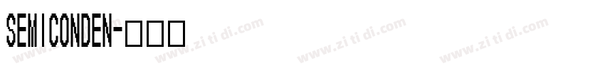 SemiConden字体转换