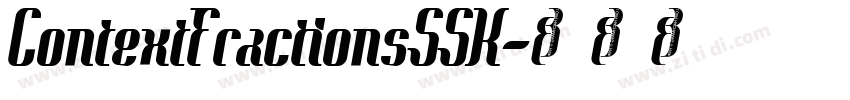 ContextFractionsSSK字体转换