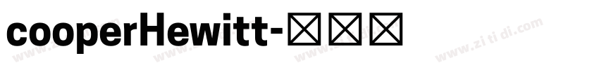 cooperHewitt字体转换
