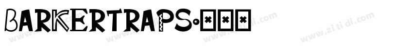 Barkertraps字体转换