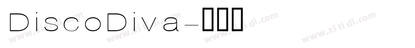 DiscoDiva字体转换