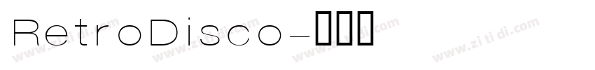 RetroDisco字体转换
